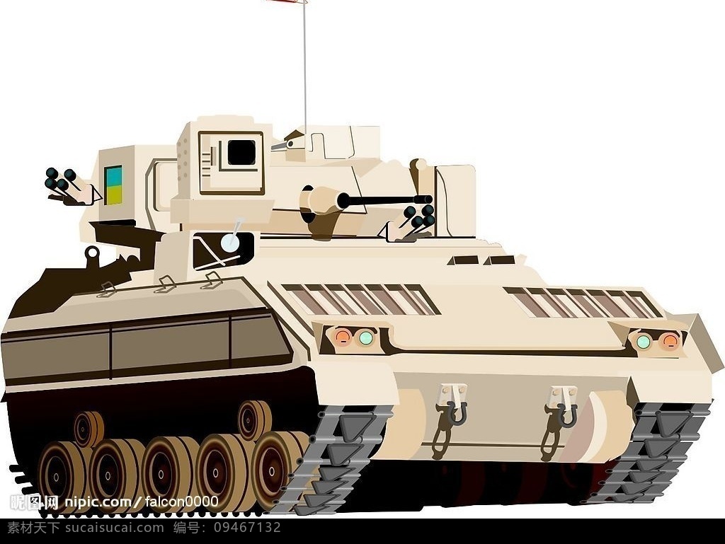 装甲车01 装甲车 现代科技 军事武器 矢量图库