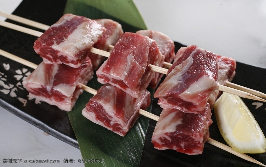 排骨 猪排 排骨串 烧烤 新鲜 生鲜 猪肉 食物原料 餐饮美食