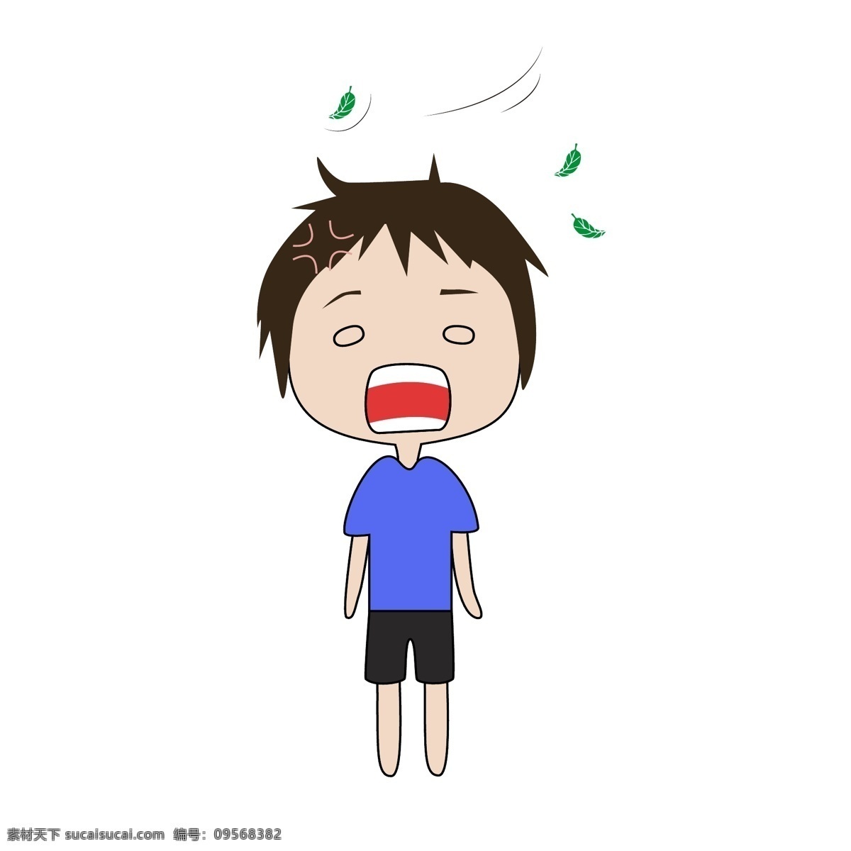大 受 打击 男生 表情 形态 插画 元素 大受打击 表情包 人物 插画元素