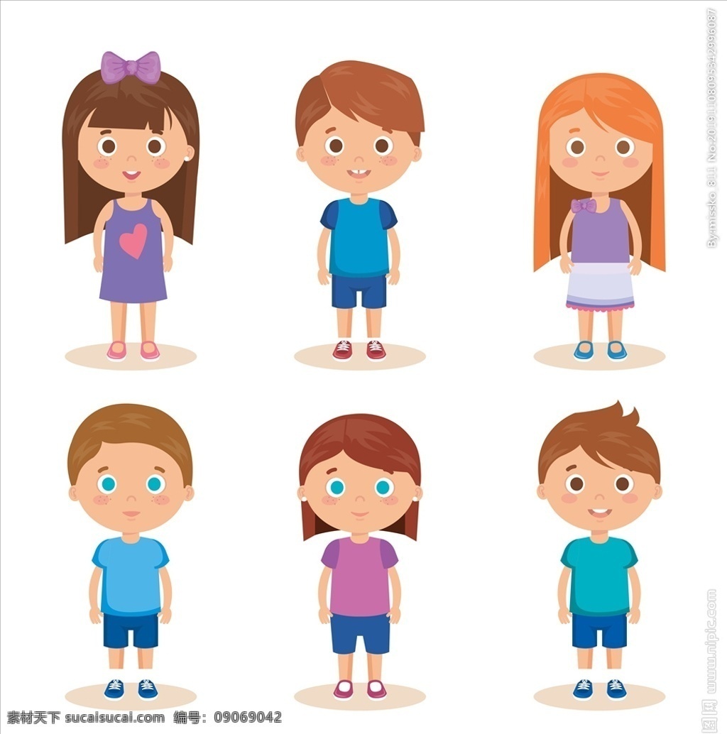 卡通儿童 卡通 儿童 孩子 小孩子 女孩 男孩 学生 卡通学生 可爱 幼儿 人物 角色设计 矢量 动漫动画系列 动漫动画 动漫人物