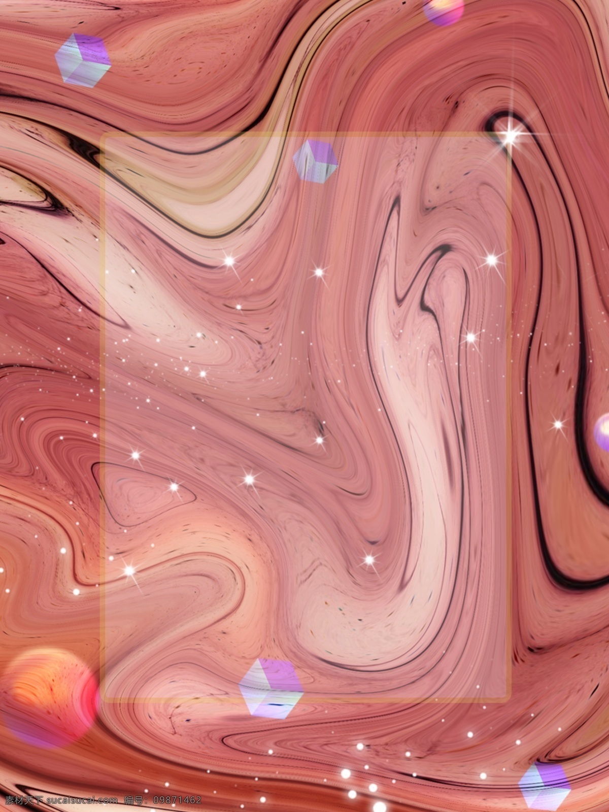 渐变 质感 纹理 简约 红色 星球 几何 星光 科技 背景