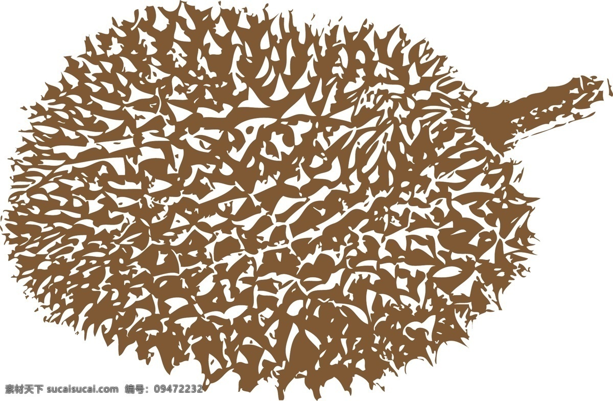 榴莲 矢量文件 ai格式 水果 矢量图片 矢量素材 其他矢量 矢量