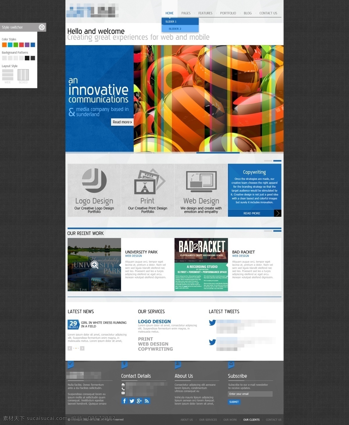 蓝色 精美 企业 科技 创意 印刷 网站首页 抽象 抽象创意 抽象设计 抽象网站 创意设计 创意网站 科技网站 科技网站首页 模板 印刷公司