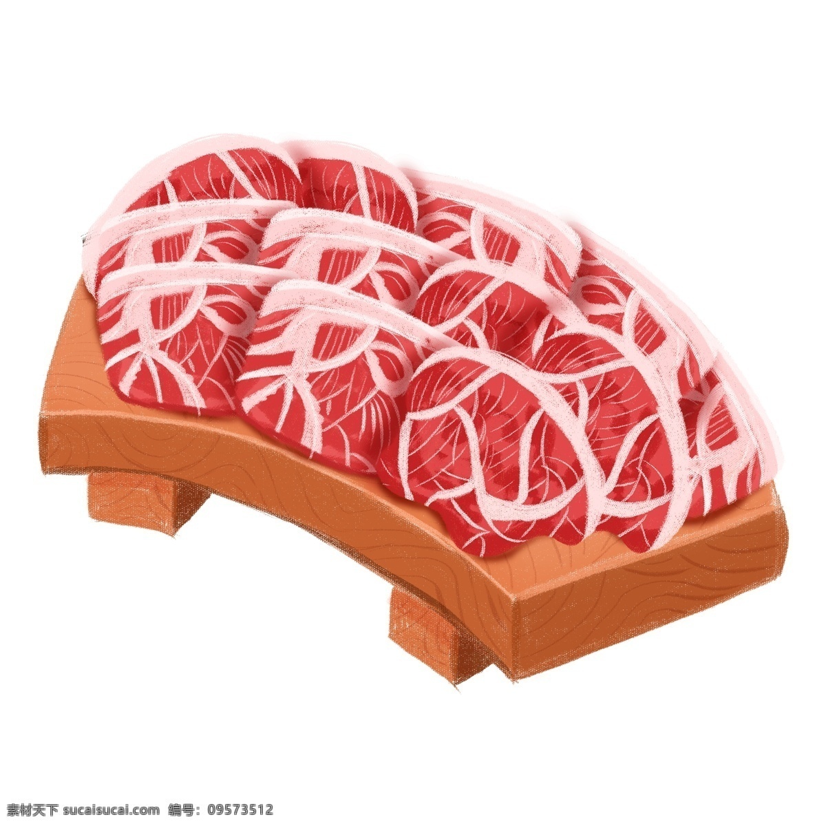 卡通 美食 猪肉 免 抠 元素 png元素 插画 免抠元素 透明元素