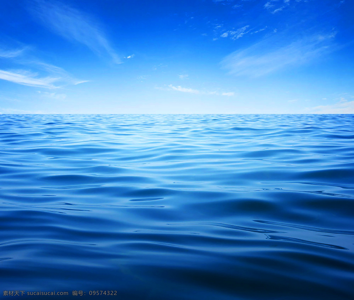 蓝天大海 大海 蔚蓝大海 海洋 海面 蓝天 白云 自然风景 自然景观