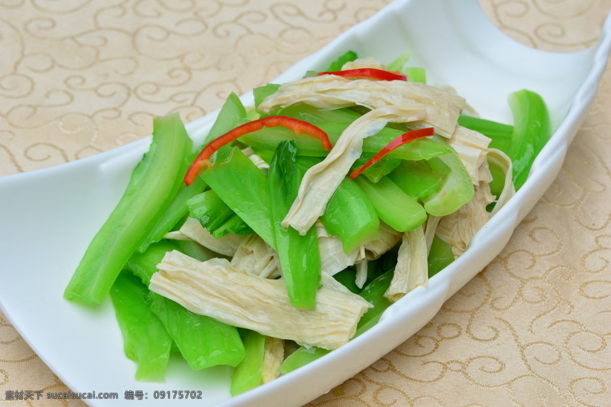 支竹捞芥菜 捞芥菜 餐饮美食 传统美食 粤菜