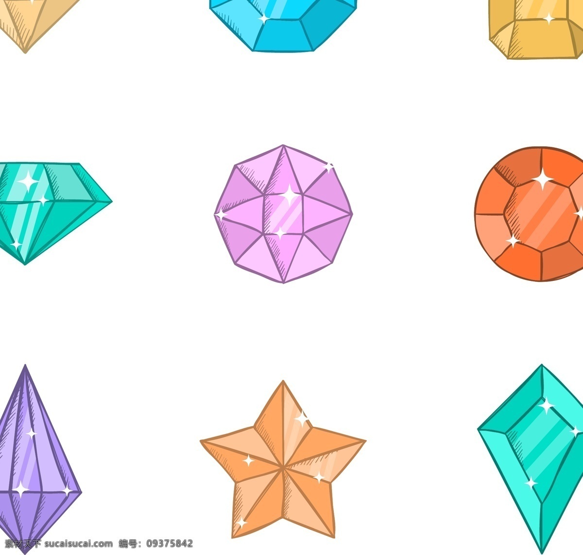 钻石 玻璃 宝石 求实 jewerl 闪光 图形图标