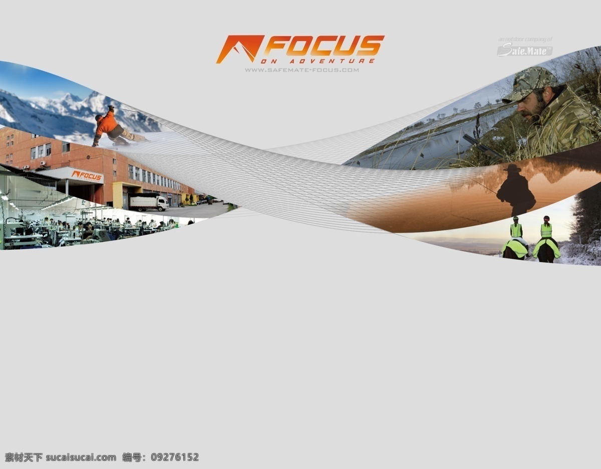 focus 海报 户外 滑雪 英文 运动