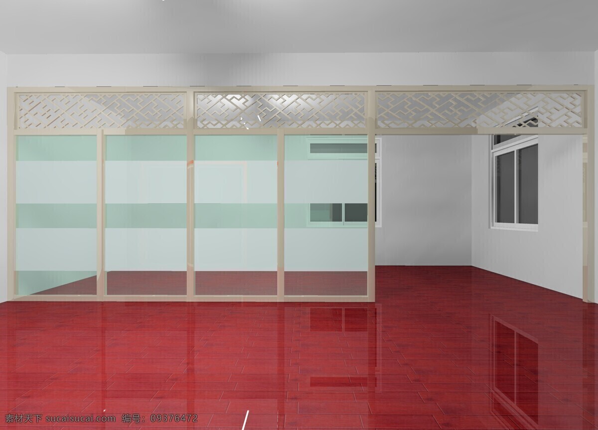 办公室 隔断 效果图 环境设计 磨砂玻璃效果 室内设计 不锈钢隔断 pvc雕花 家居装饰素材