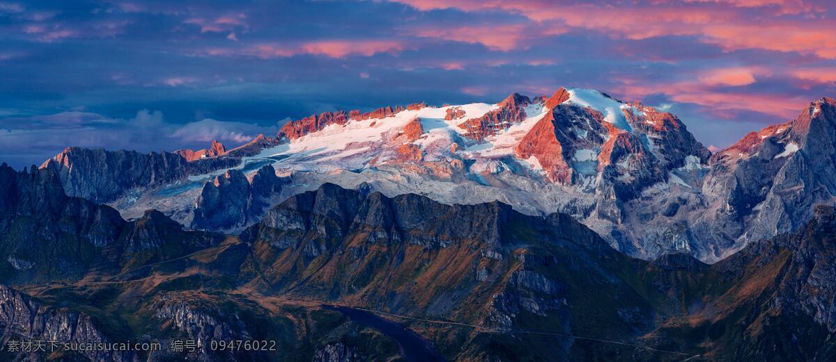 晚霞山景 自然 山 户外 风景 美丽 旅游 公园 晚霞 异国情调 风景素材 自然景观 山水风景