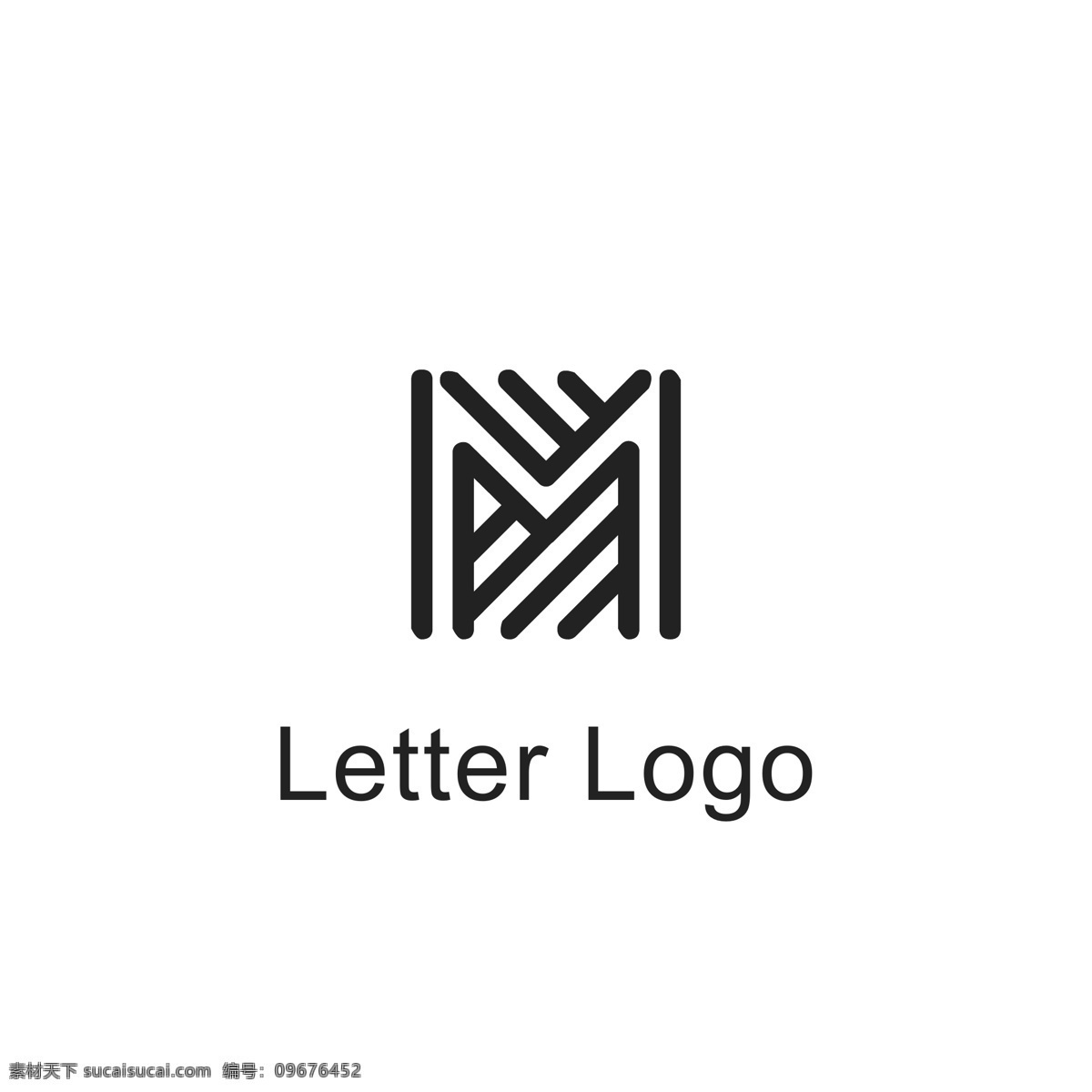 字母 变形 logo 字母logo 字母m 字母变形 线条logo 几何logo logo设计 标识设计 标志设计 ai矢量