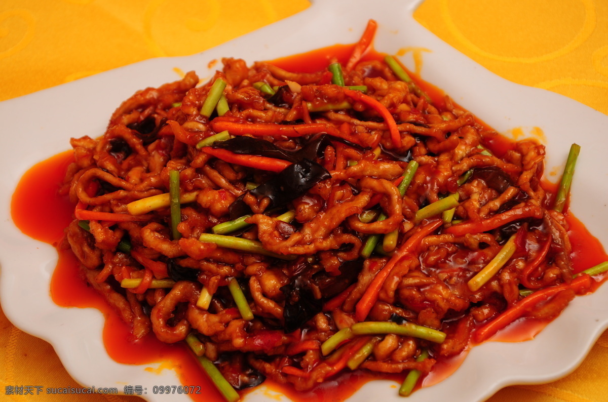 鱼香肉丝 川菜 精品 本地菜 家常菜 传统美食 餐饮美食