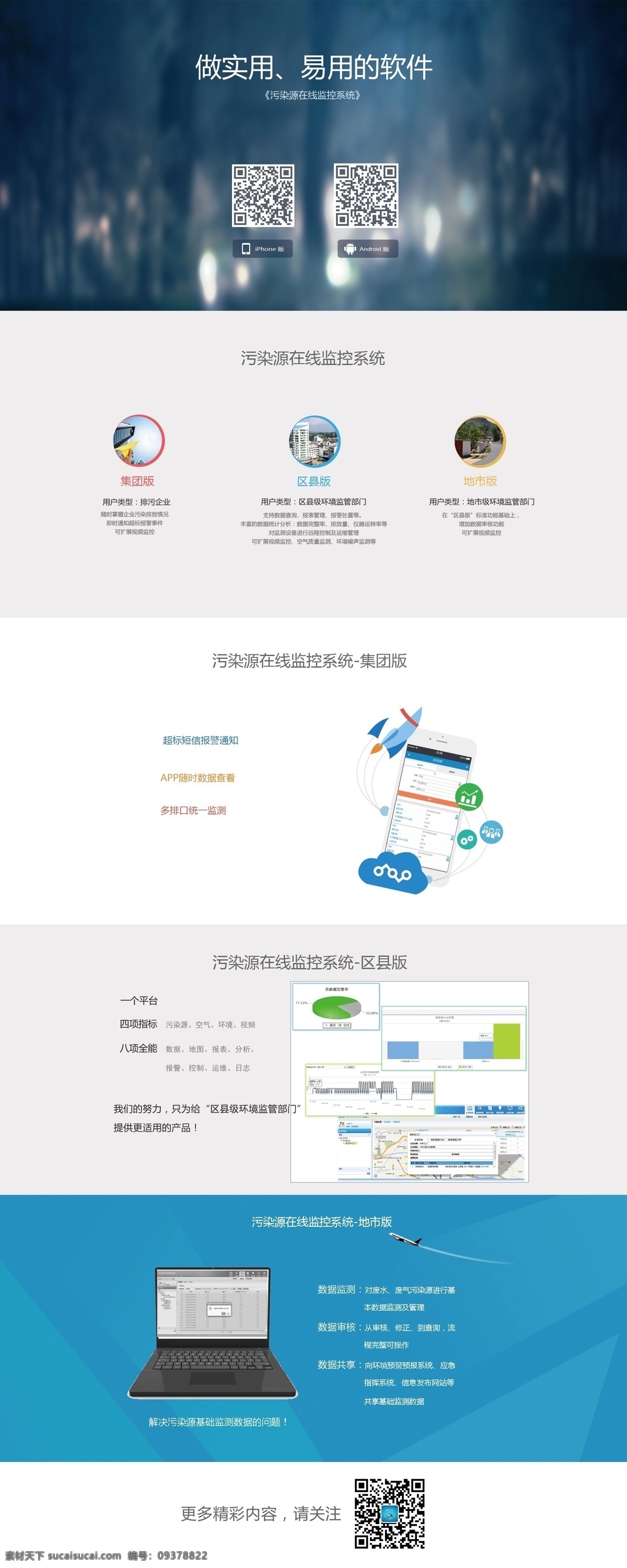 网站模板 网站 图 青色 天蓝色