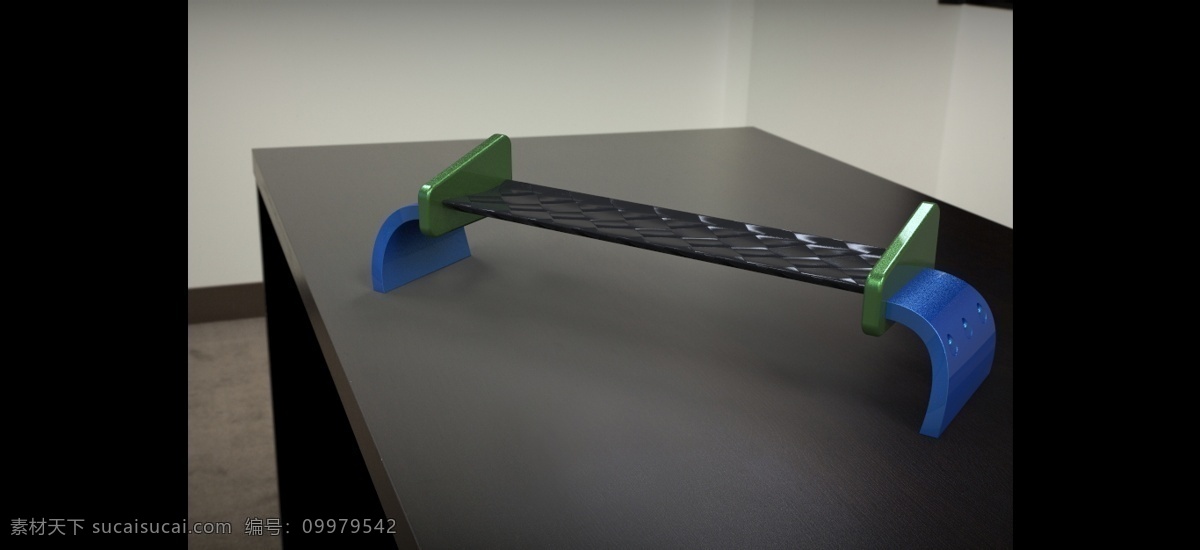 汽车尾翼 solidworks 汽车 后 机翼 尾翼 photoview 2012 灰色