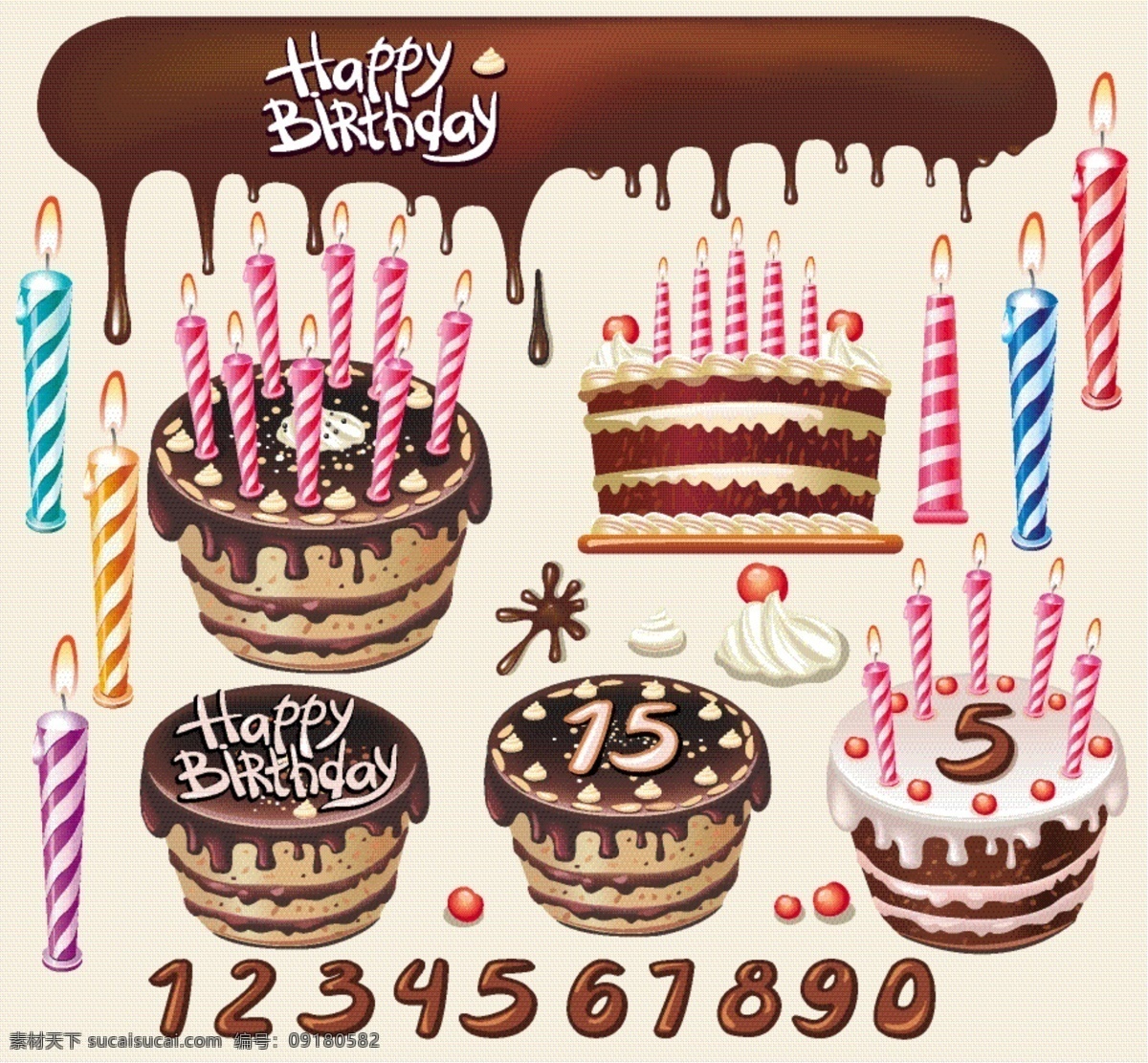生日蛋糕 生日 纪念日 蛋糕 奶油蛋糕 巧克力 巧克力蛋糕 蜡烛 数字 奶油 食物 甜点 烛光 美食 生活百科 餐饮美食