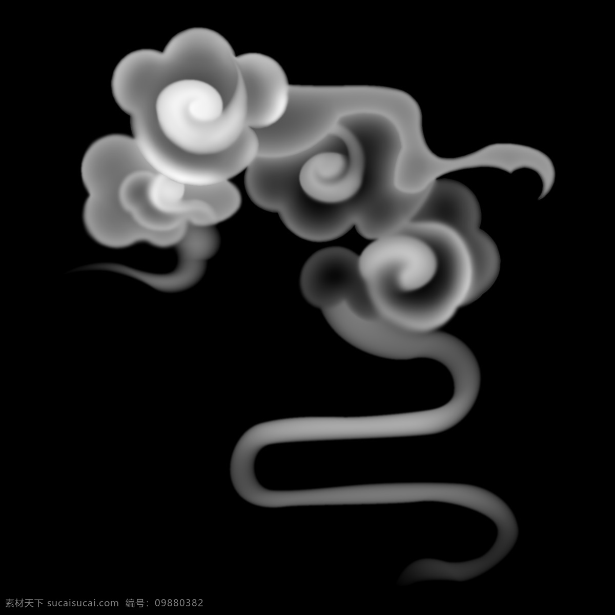 祥云 灰度图 传统文化 文化艺术 bmp
