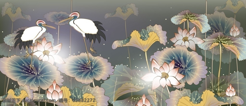 艺术 荷花 绘画书法 文化艺术