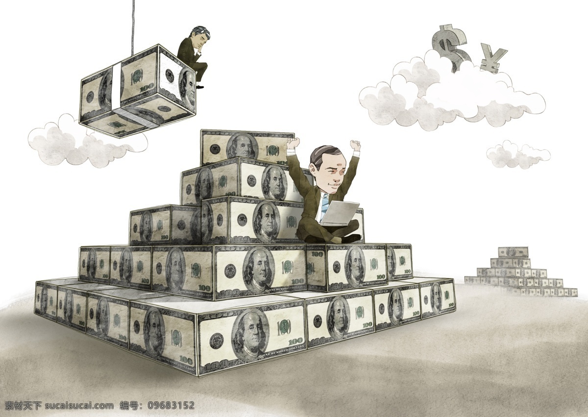商务 金融 货币 商务素材 商业素材 商务科技 金融贸易 职业人物 商务人士 卡通职业人物 商务金融 科技金融 psd素材 白色
