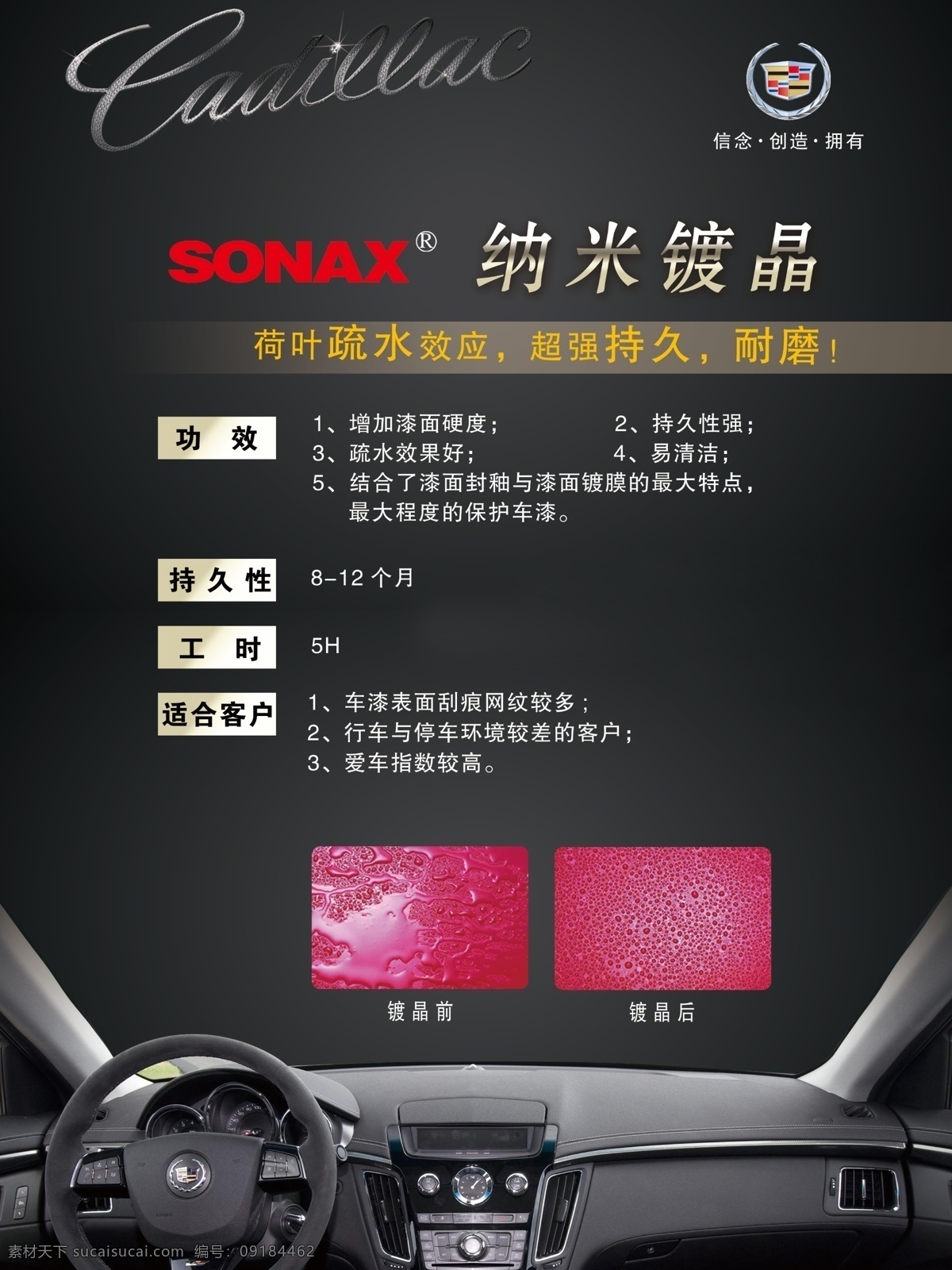 纳米镀晶 模版下载 汽车美容 汽车