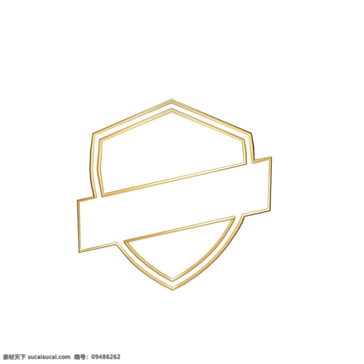 金色 立体几何 创意 徽章 金色徽章 c4d 勋章 奖杯 电商 金色立体 几何创意 立体 金色几何
