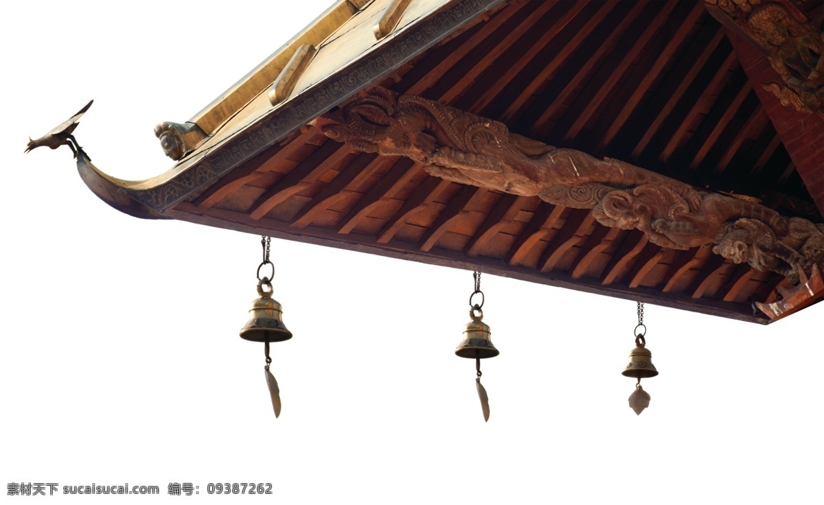 中国风 建筑 屋檐 古屋 古代建筑 分层 白色