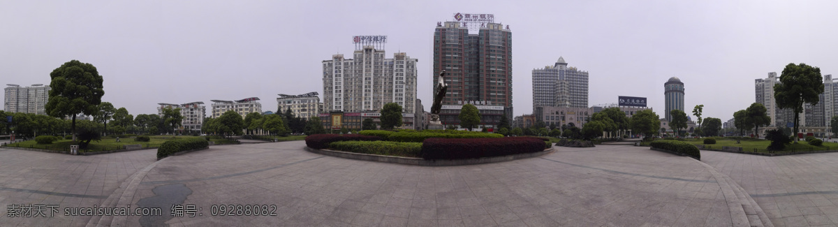 广场全景图 广场 商业广场 广场建筑 广场景色 绿色 绿意 春天 文化广场 历史 建筑 园林 建筑园林 自然景观 建筑景观