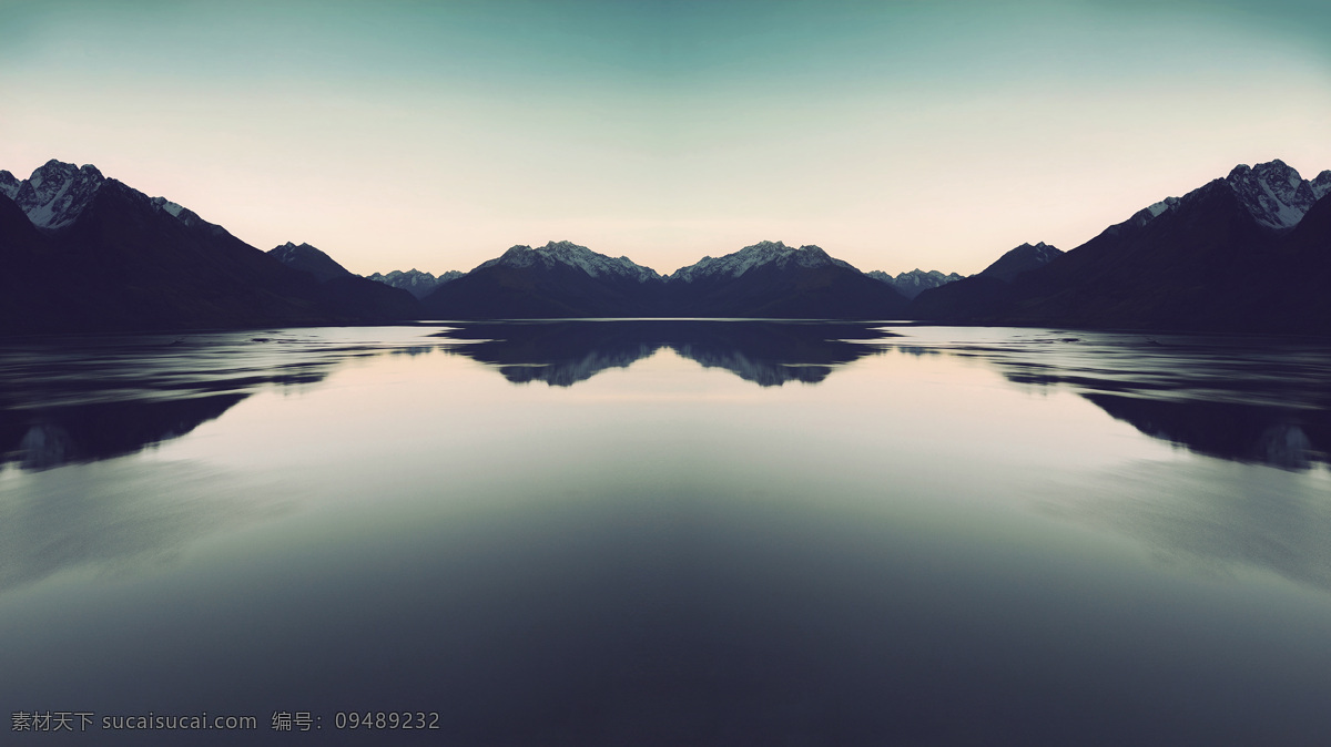 镜面 湖水 山水 风景 湖面 傍晚 自然风景 自然景观
