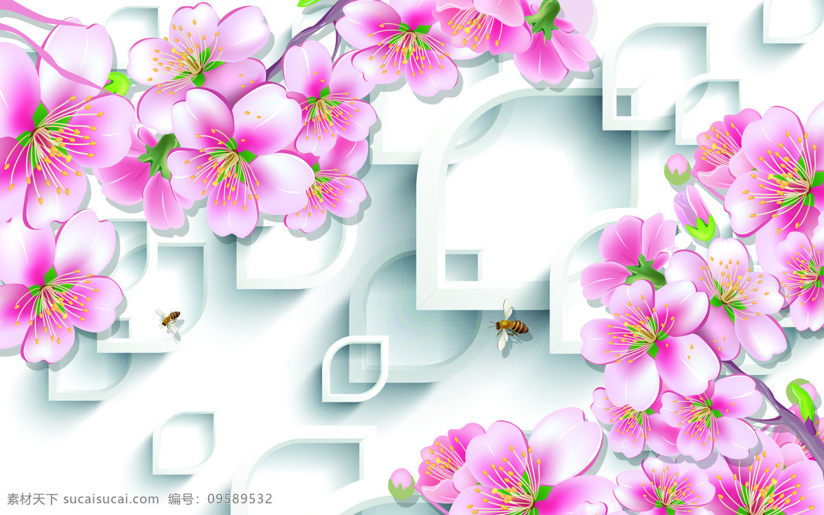 方块 花卉 背景 墙 背景墙 背景图 抽象背景图 室内背景图 玄关 装饰画 装饰 装饰设计