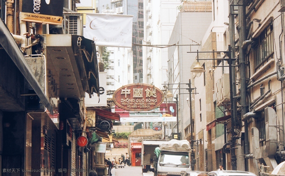 香港 街头 牌匾 怀旧 中国菜 人文景观 旅游摄影