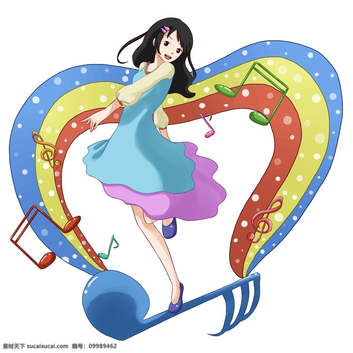 暑期 唱歌 培训 女孩 音符 音乐 暑期培训