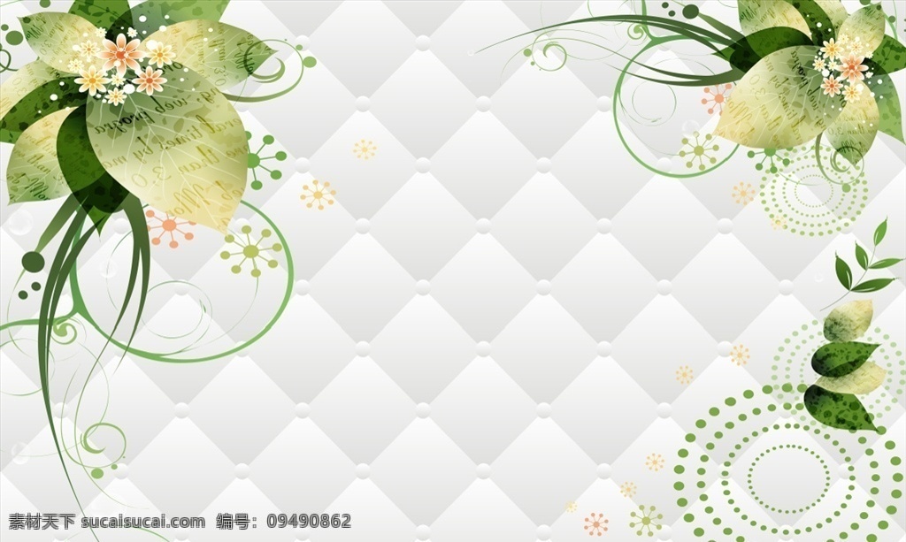 3d 立体 软 包 抽象 花朵 背景 墙 软包 抽象花朵 电视背景墙 3d设计 3d作品