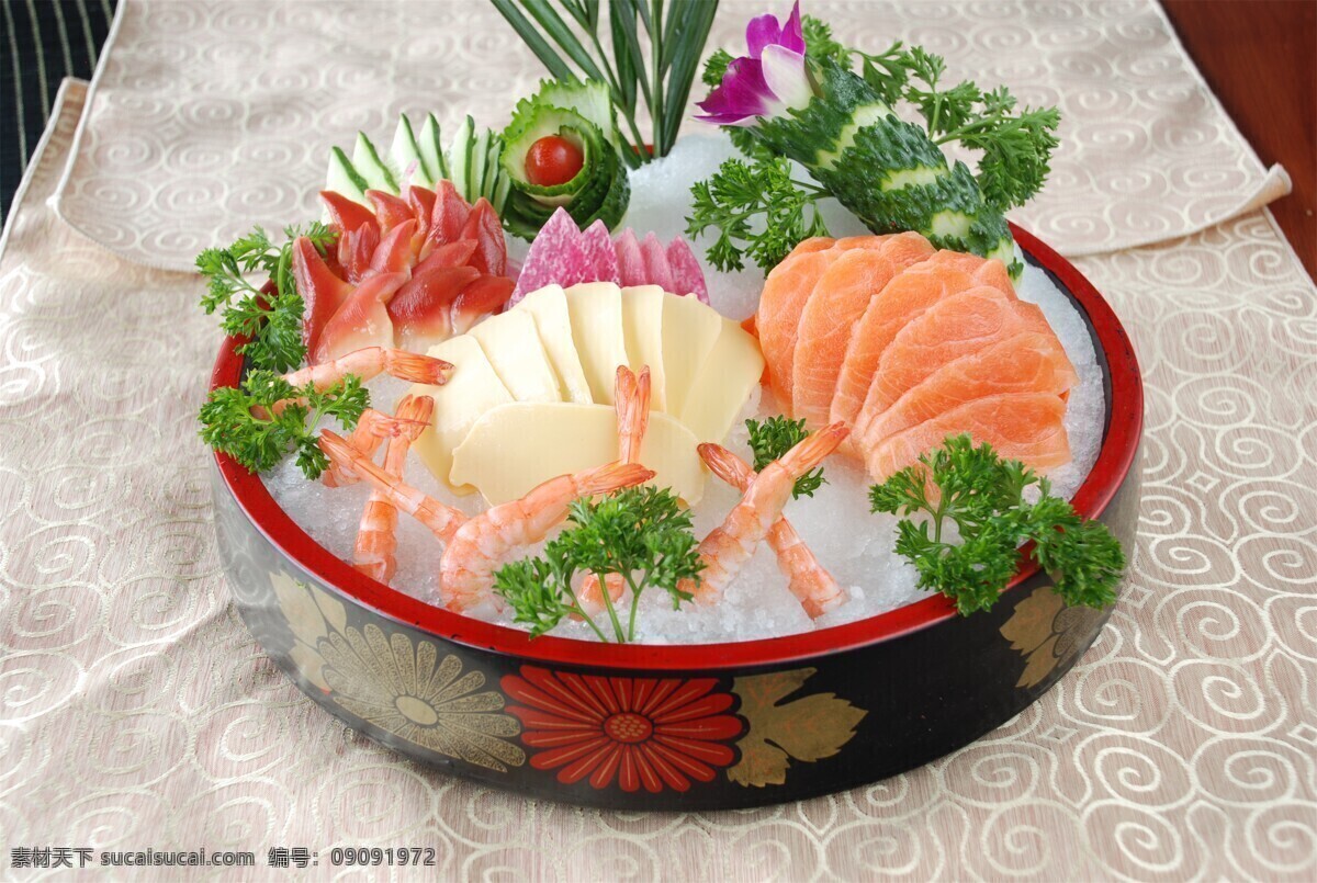 海鲜 刺身 拼盘 海鲜刺身拼盘 美食 传统美食 餐饮美食 高清菜谱用图