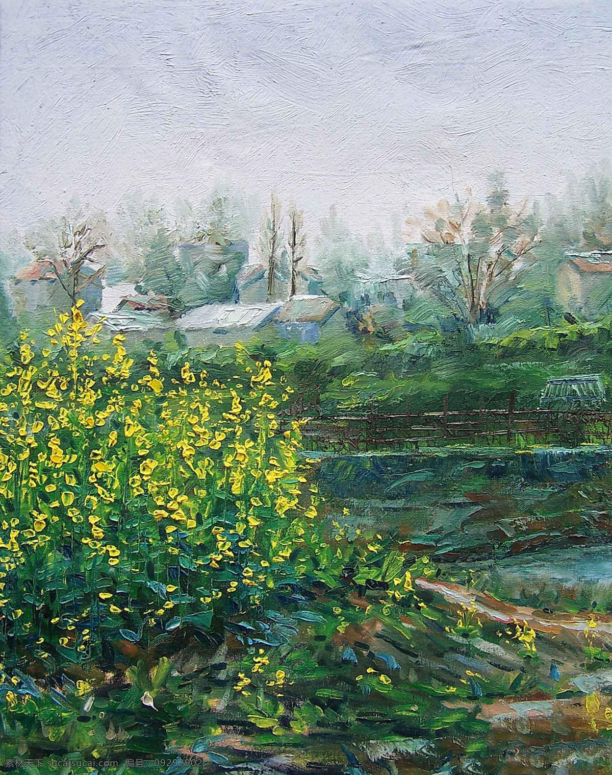 山花 绘画书法 文化艺术 油画 油画创作 油画风景 中国油画 油画写生 经典油画 家居装饰素材