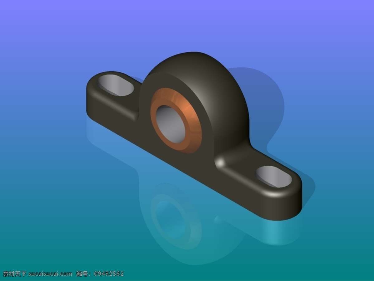 参数 化 枕头 块 组件 轴承 3d模型素材 电器模型