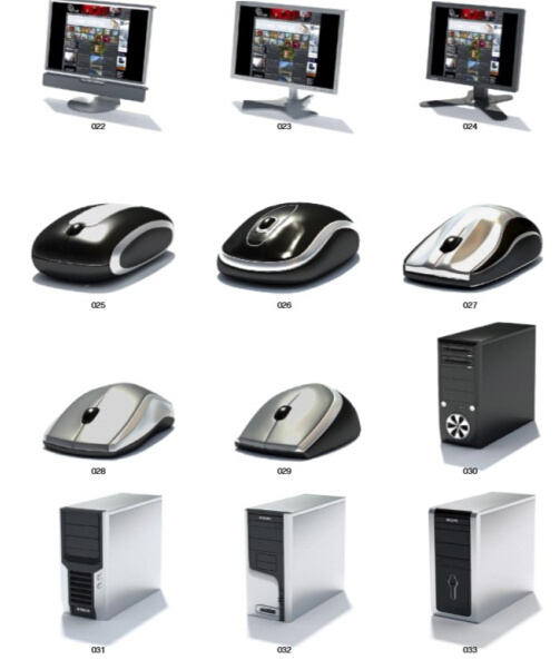 鼠标 主机箱 模型 3d模型 鼠标主机箱 电子产品模型 3d模型素材 其他3d模型