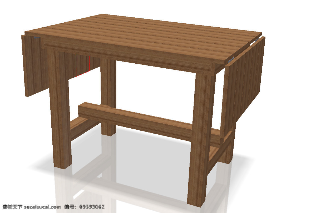 侧 皮瓣 折叠 厨房 切 桌 餐桌 家具 木材 切割 板 铰链 滴 3d模型素材 家具模型