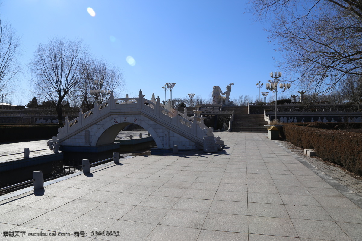 中华 石雕 艺术 园 石桥 石雕艺术园 园林景观 冬日风景 主体建筑 公园大道 石雕园 公园 旅游景点 传统文化 艺术品 中国概念 中国元素 雕刻 汉白玉 建筑 园林风景 建筑园林 园林建筑