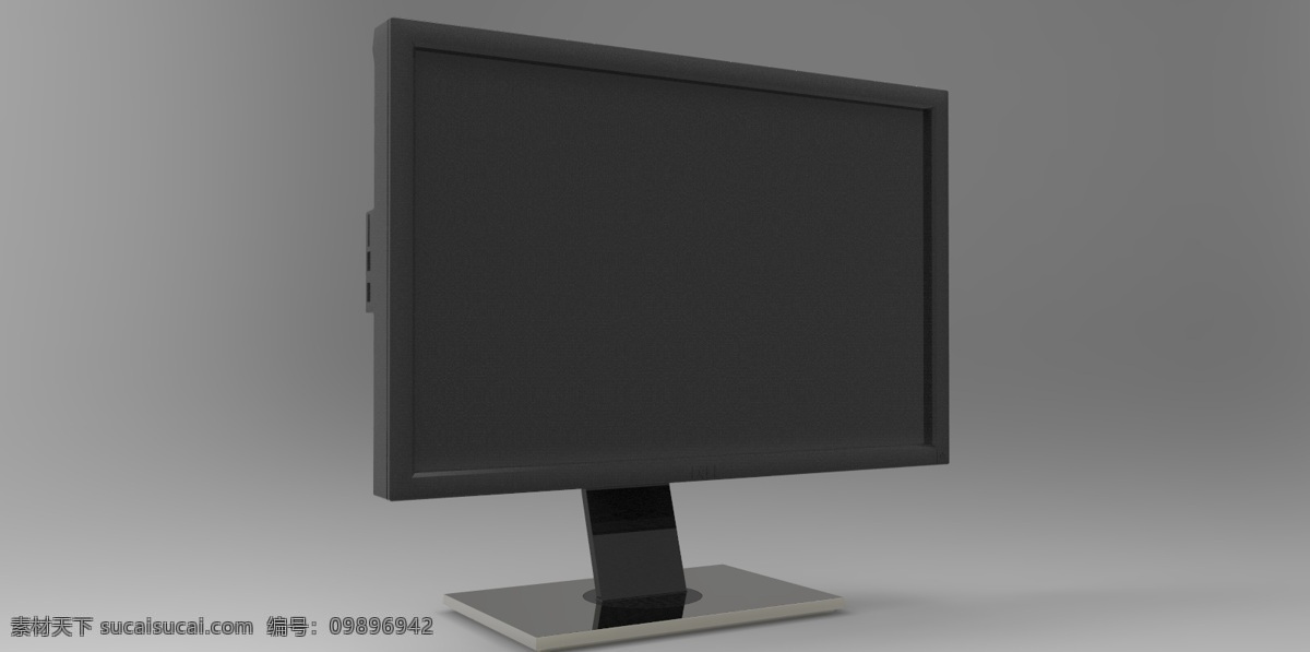 戴尔 桌面 监视器 3d模型素材 其他3d模型