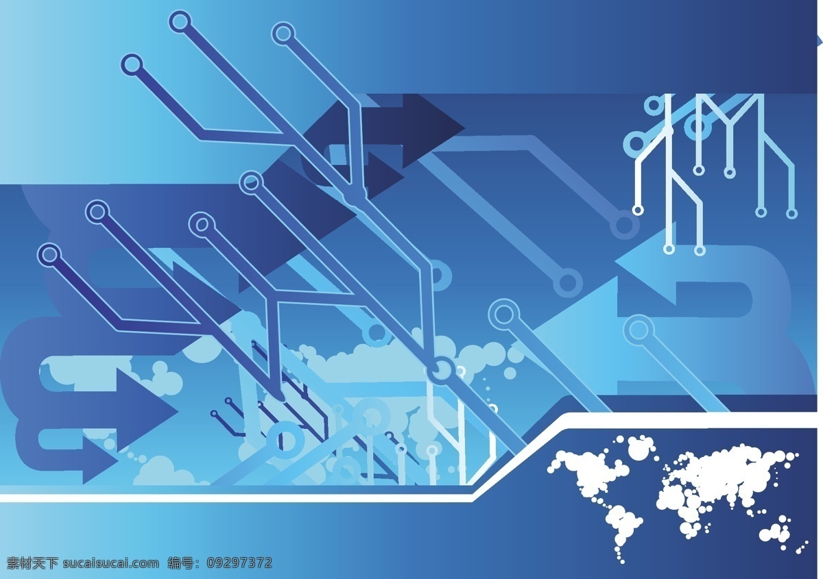 电脑科技 地图 剪影 商业矢量 矢量下载 网页矢量 矢量综合 矢量图 其他矢量图