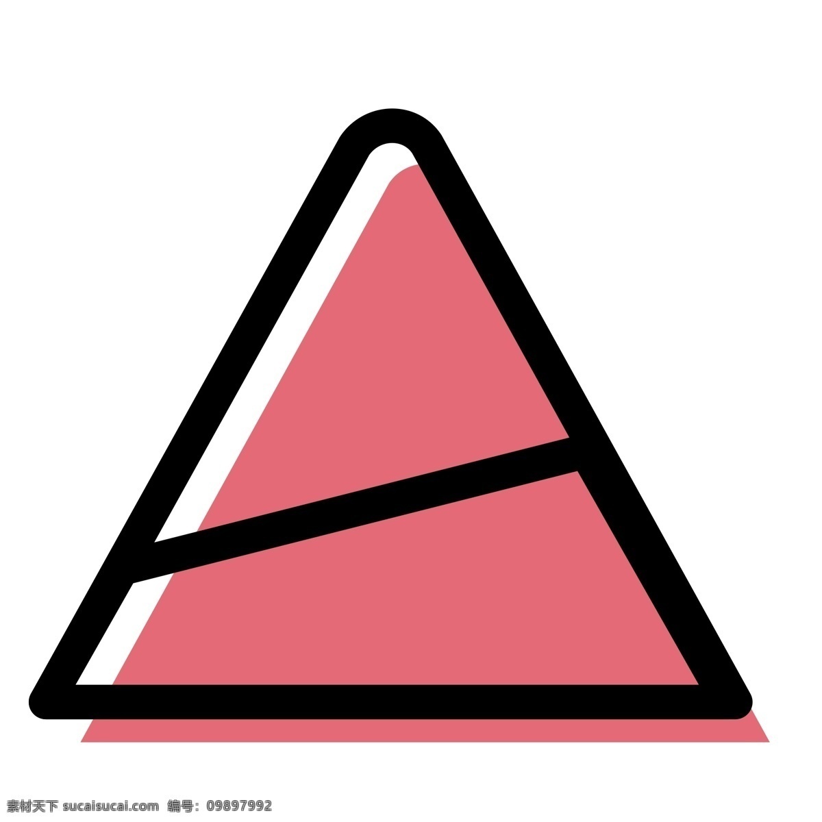 扁平化三角标 三角标 提示牌 扁平化ui ui图标 手机图标 界面ui 网页ui h5图标