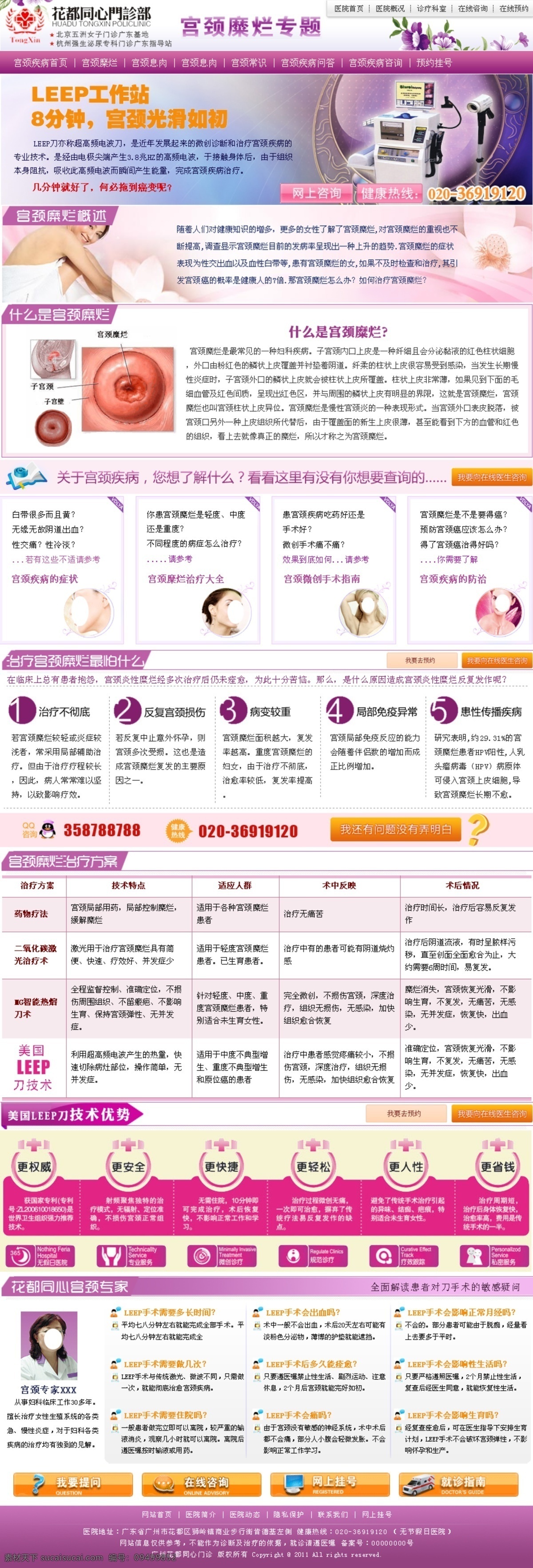 妇科专题 宫颈糜烂专题 宫颈糜烂 医院专题 妇科医院