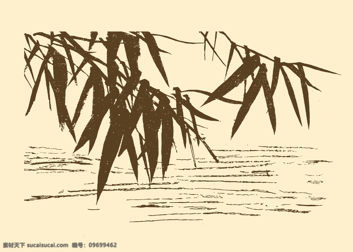 分层 白描 国画 绘画 美术 奇石 书画 源文件 芥子园画谱 竹子素材下载 竹子模板下载 竹子 中国画 竹叶 竹 矢量图 日常生活