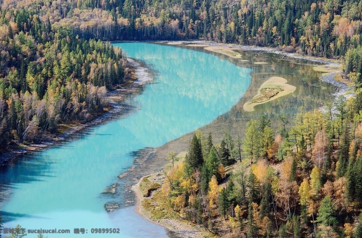 九寨沟 风景 山水 自然 树林 绿水 高清 山水风景 自然景观