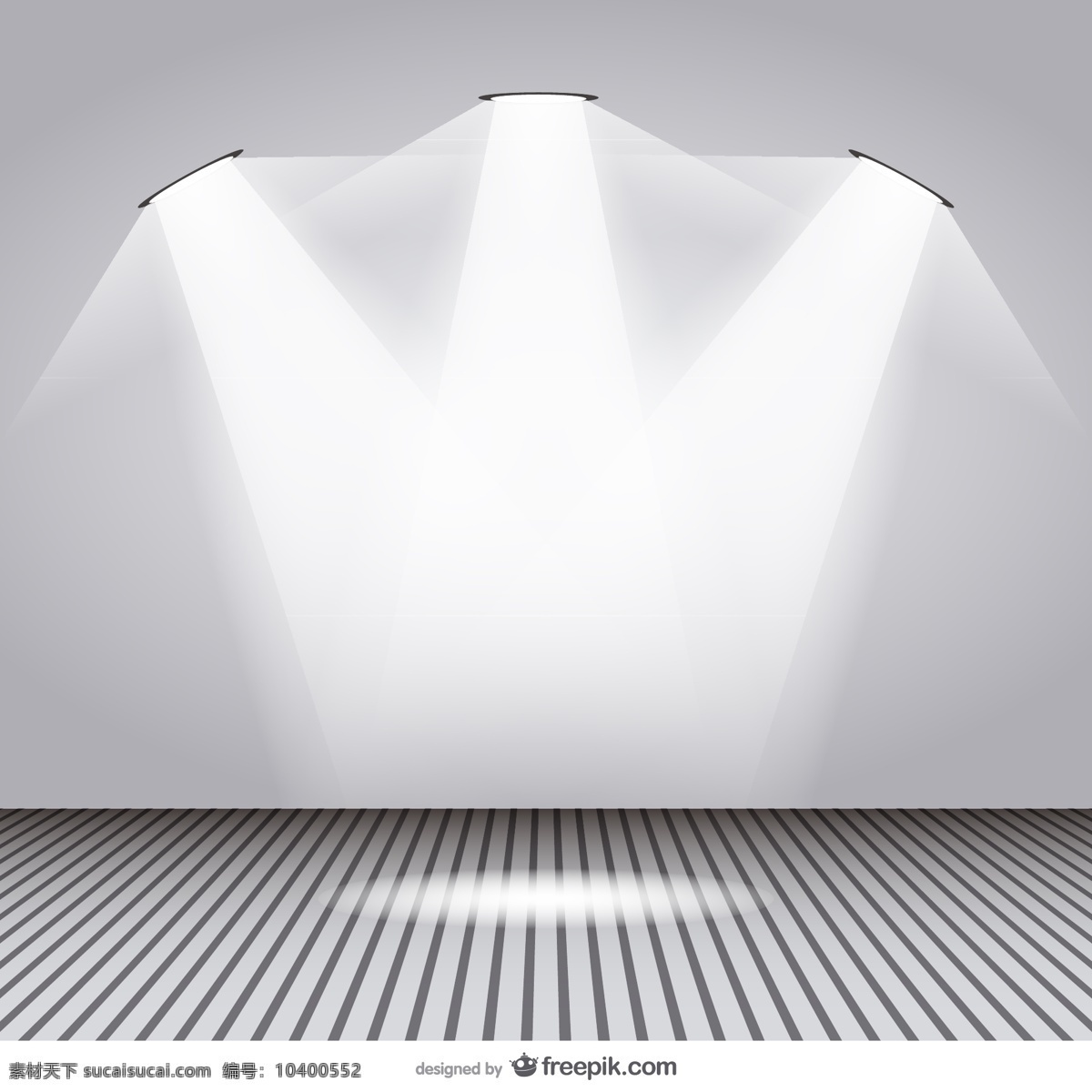 聚光灯室设计 背景 模型 光 模板 艺术墙纸 图形 布局 展示 平面设计 房间 灯 模拟 聚光灯 白色的背景 插图 白