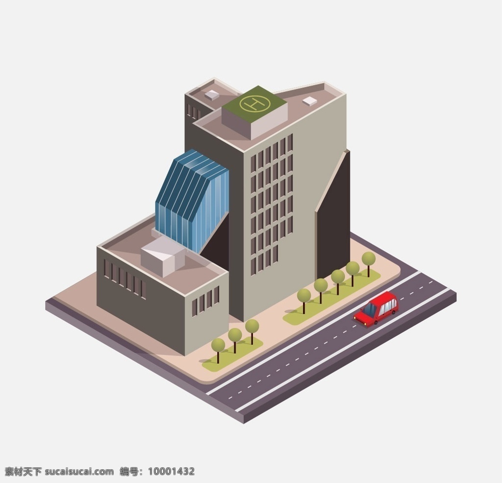办公楼模型 商业 建造 办公室 建筑 创作 等距 现代 城镇 城市 办公楼 城市建筑 摩天大楼 环境设计 建筑设计