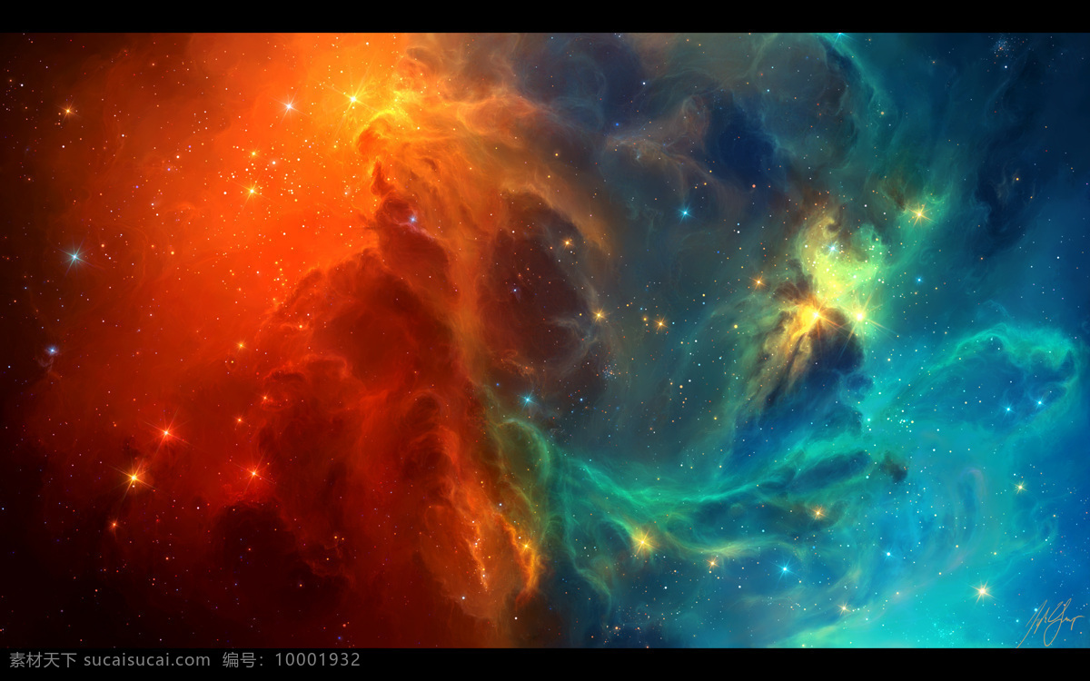 动漫动画 风景漫画 红色 蓝色 星空 炫彩 宇宙 星空图 设计素材 模板下载 炫彩星空图 卡通 动漫 可爱