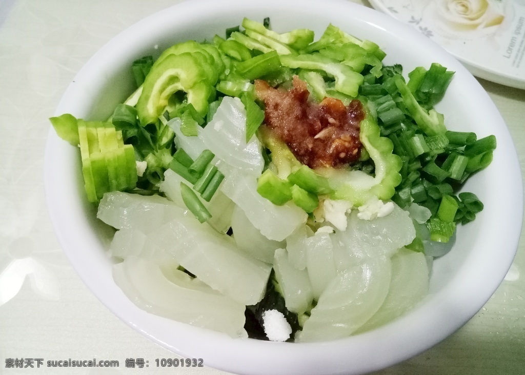 黄瓜拉皮 家常 青菜 黄瓜 拉皮 拌菜 餐饮美食 传统美食
