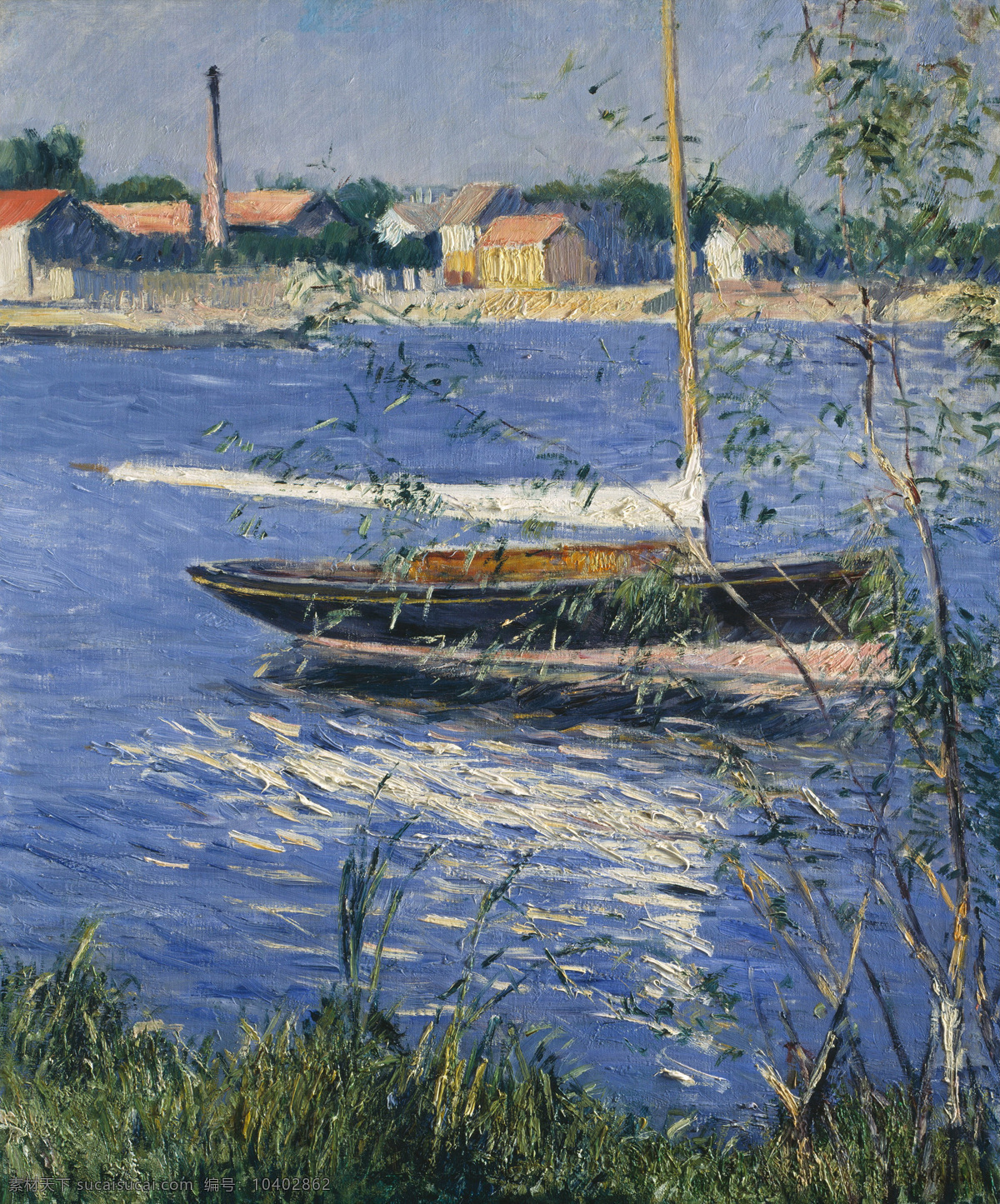 湖光 风景 高清风景油画 湖光风景 油画素材下载 油画 湖光风景油画 装饰素材