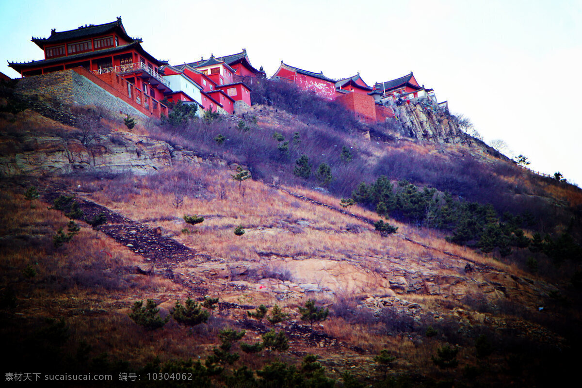 山之巅 庙宇 寺庙 风光 天上人间 自然景观 风景名胜