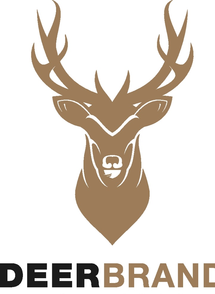 鹿头标志 鹿头logo 鹿logo 鹿子logo logo 图标 标志图标 标志 简洁logo 商业logo 公司logo 企业logo 创意logo 设计公司 logo设计